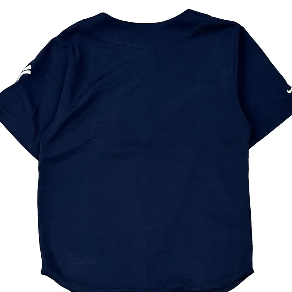 Age 14-16 Yankees Nike Mlb Jersey - Large Navy Polyester - Image 8